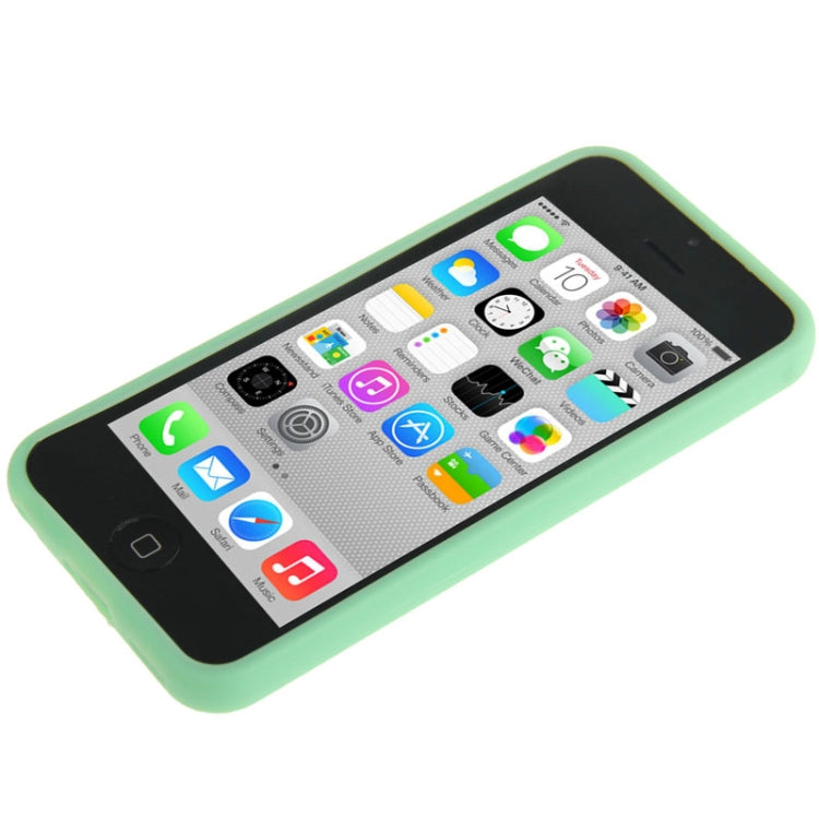 Transparent Plastic + TPU Frame Case for iPhone 5C