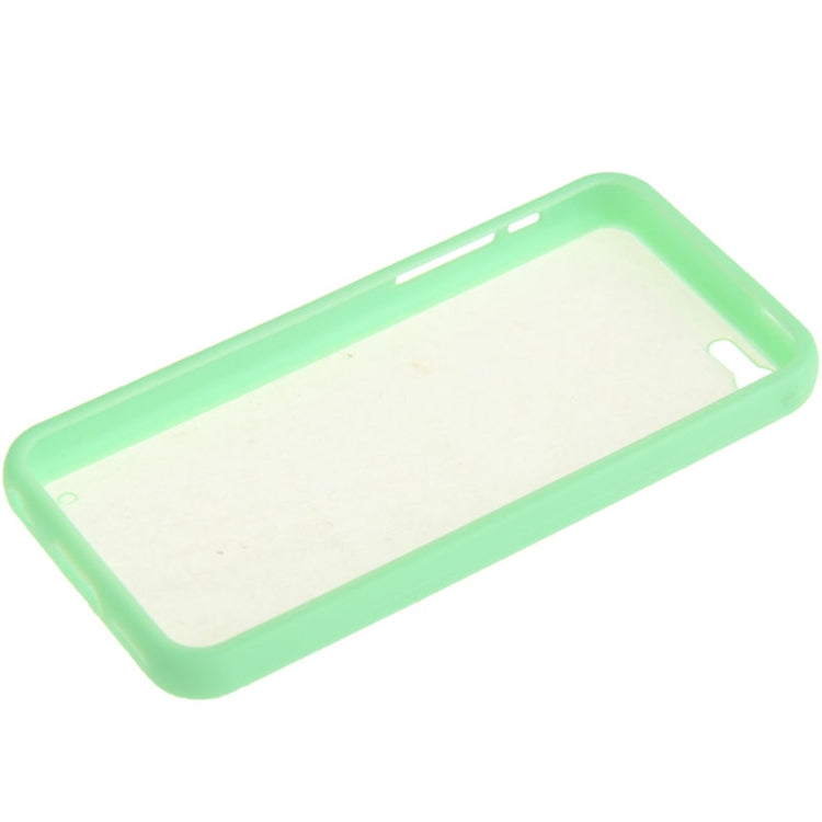 Transparent Plastic + TPU Frame Case for iPhone 5C