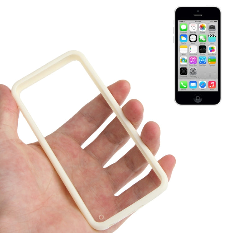 Transparent Plastic + TPU Frame Case for iPhone 5C