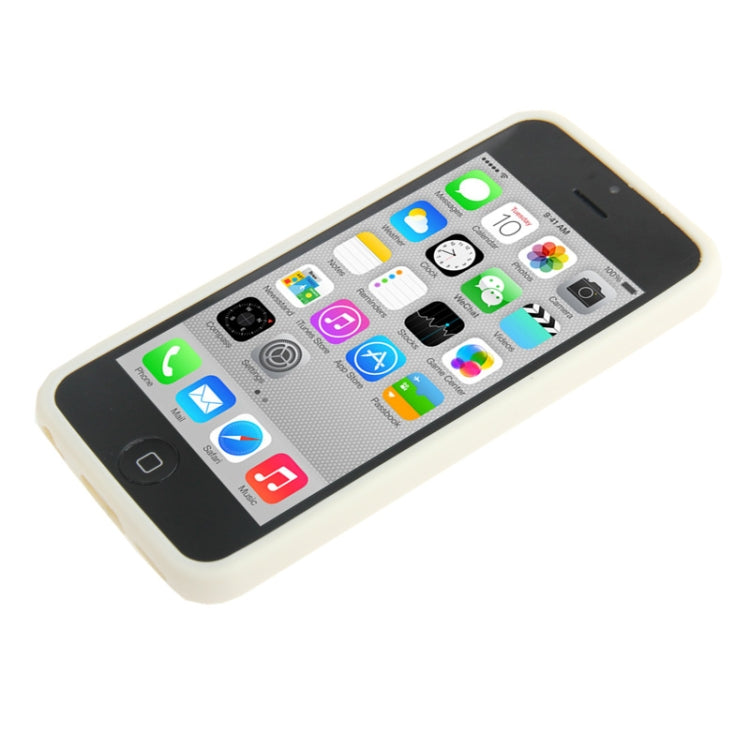 Transparent Plastic + TPU Frame Case for iPhone 5C