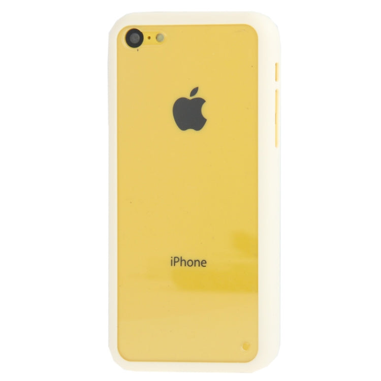 Transparent Plastic + TPU Frame Case for iPhone 5C