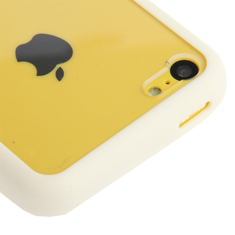 Transparent Plastic + TPU Frame Case for iPhone 5C