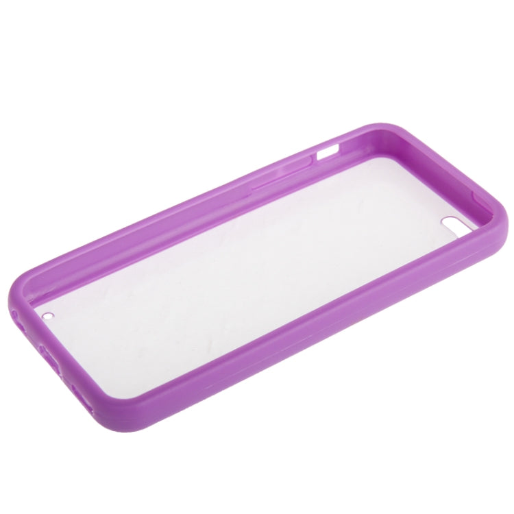 Transparent Plastic + TPU Frame Case for iPhone 5C