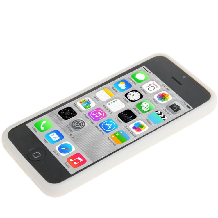 Transparent Plastic + TPU Frame Case for iPhone 5C