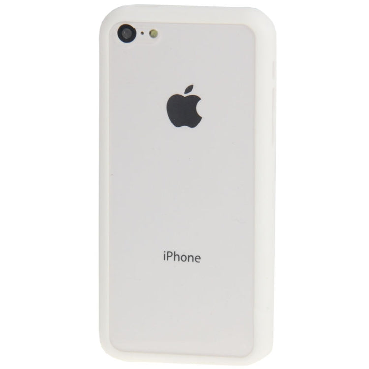 Transparent Plastic + TPU Frame Case for iPhone 5C
