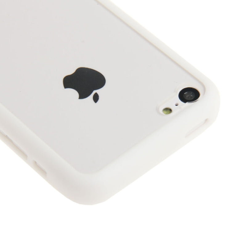 Transparent Plastic + TPU Frame Case for iPhone 5C