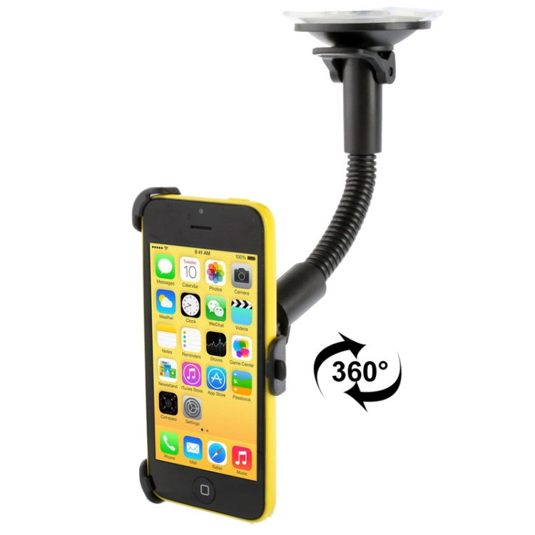 Car Sucker Holder for iPhone 5C(Black)