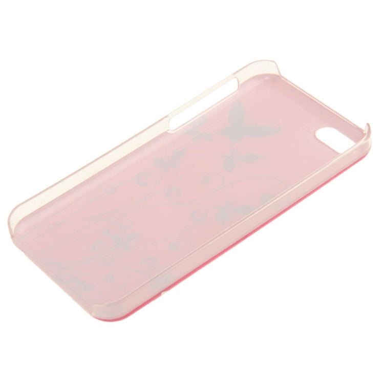Butterfly Pattern Smooth Surface Plastic Case for iPhone 5C
