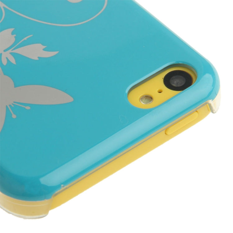 Butterfly Pattern Smooth Surface Plastic Case for iPhone 5C