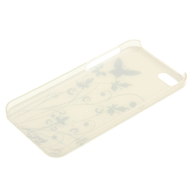 Butterfly Pattern Smooth Surface Plastic Case for iPhone 5C