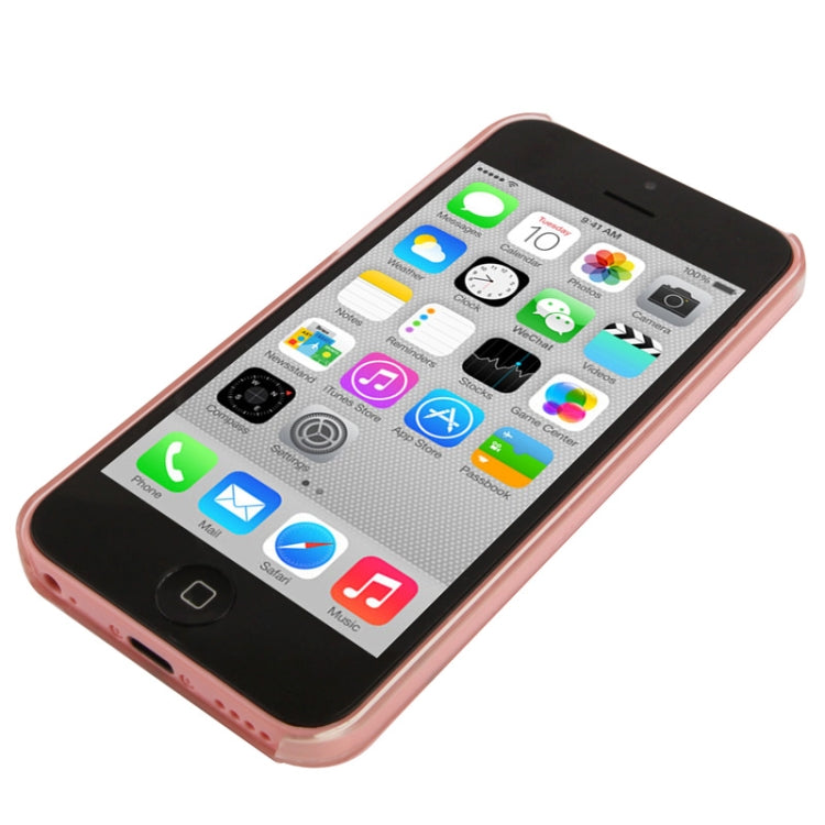 Butterfly Pattern Diamond Encrusted Plastic Case for iPhone 5C