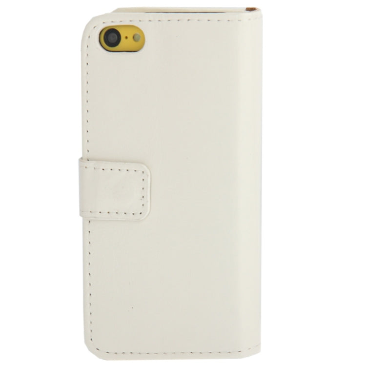 Crazy Horse Texture Leather Case with Credit Card Slot & Holder for iPhone 5C