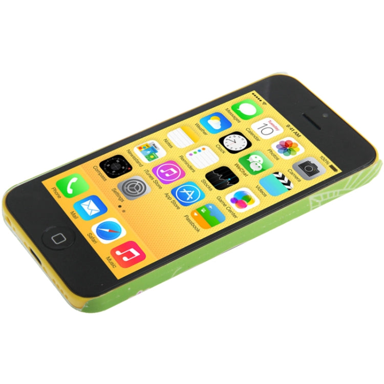Frosted Surface Honeybee Pattern Plastic Case for iPhone 5C