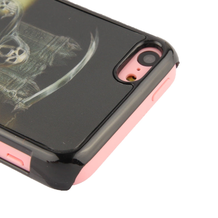 3D Effects Skull Pattern Plastic Case for iPhone 5C