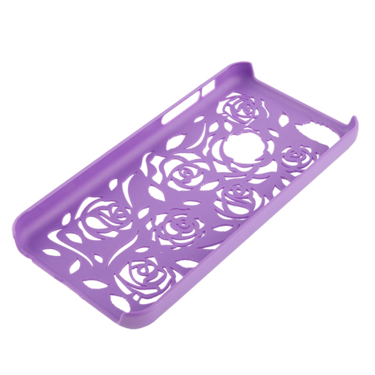 Hollow Carved Rose Plastic Case for iPhone 5C
