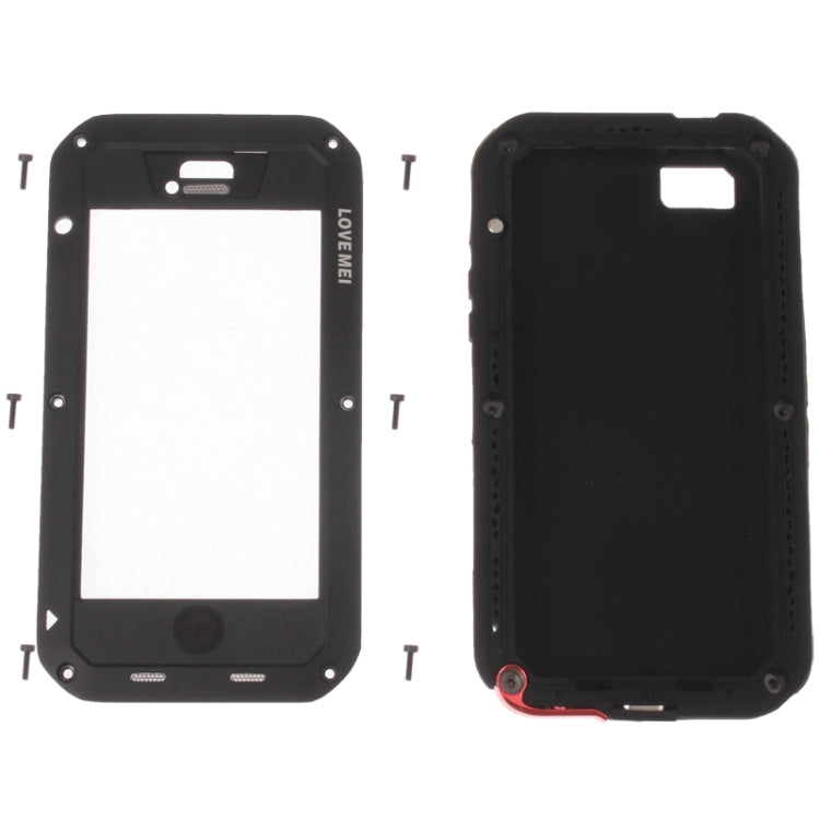 Metal Ultra-thin Rain Resistant / Waterproof, Sandproof, Snowproof, Dirtproof Protective Case for iPhone 5C