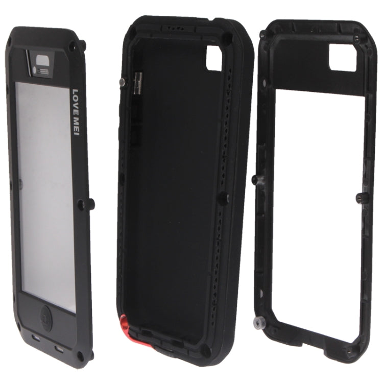 Metal Ultra-thin Rain Resistant / Waterproof, Sandproof, Snowproof, Dirtproof Protective Case for iPhone 5C