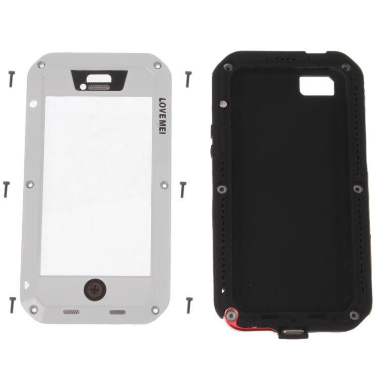 Metal Ultra-thin Rain Resistant / Waterproof, Sandproof, Snowproof, Dirtproof Protective Case for iPhone 5C