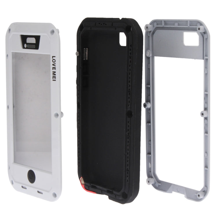 Metal Ultra-thin Rain Resistant / Waterproof, Sandproof, Snowproof, Dirtproof Protective Case for iPhone 5C
