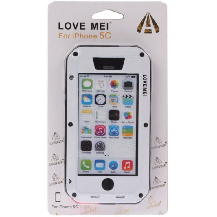 Metal Ultra-thin Rain Resistant / Waterproof, Sandproof, Snowproof, Dirtproof Protective Case for iPhone 5C