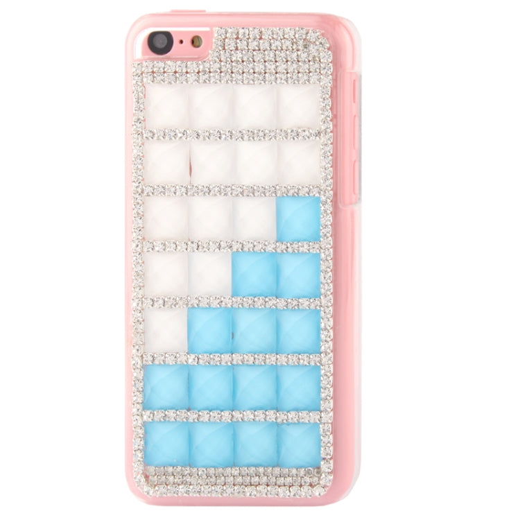 Stair-stepping Style Diamond Encrusted Crystal Case for iPhone 5C