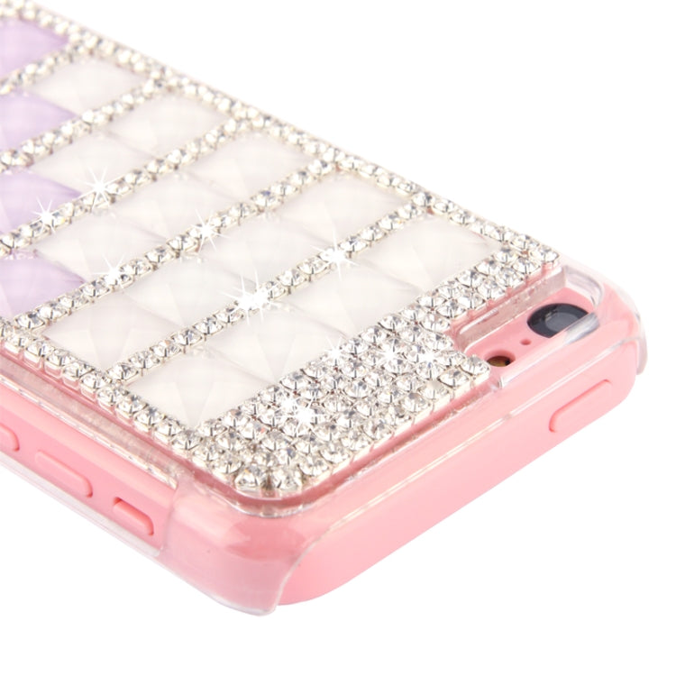 Stair-stepping Style Diamond Encrusted Crystal Case for iPhone 5C