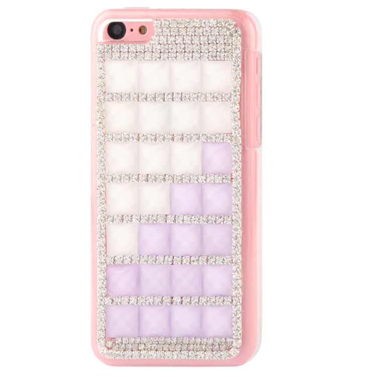 Stair-stepping Style Diamond Encrusted Crystal Case for iPhone 5C