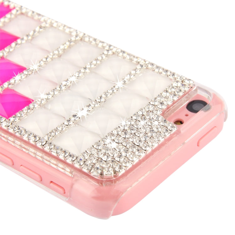 Stair-stepping Style Diamond Encrusted Crystal Case for iPhone 5C
