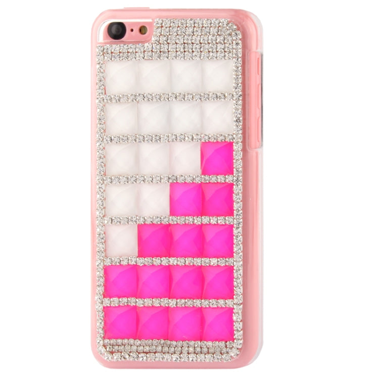 Stair-stepping Style Diamond Encrusted Crystal Case for iPhone 5C