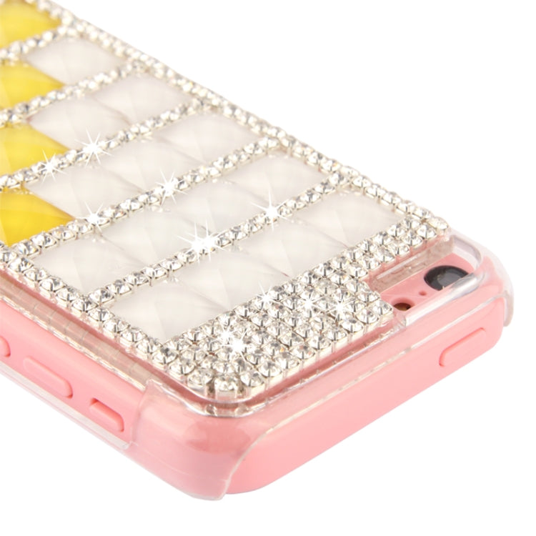 Stair-stepping Style Diamond Encrusted Crystal Case for iPhone 5C
