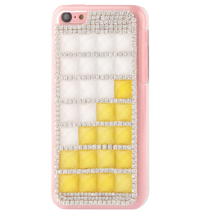 Stair-stepping Style Diamond Encrusted Crystal Case for iPhone 5C