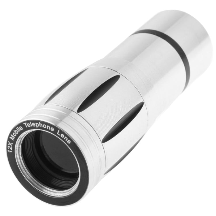 12X Optical Zoom Mobile Phone Telescope Lens with Plastic Case & Tripod for iPhone 5C (Minimum Focus Distance: 3m)
