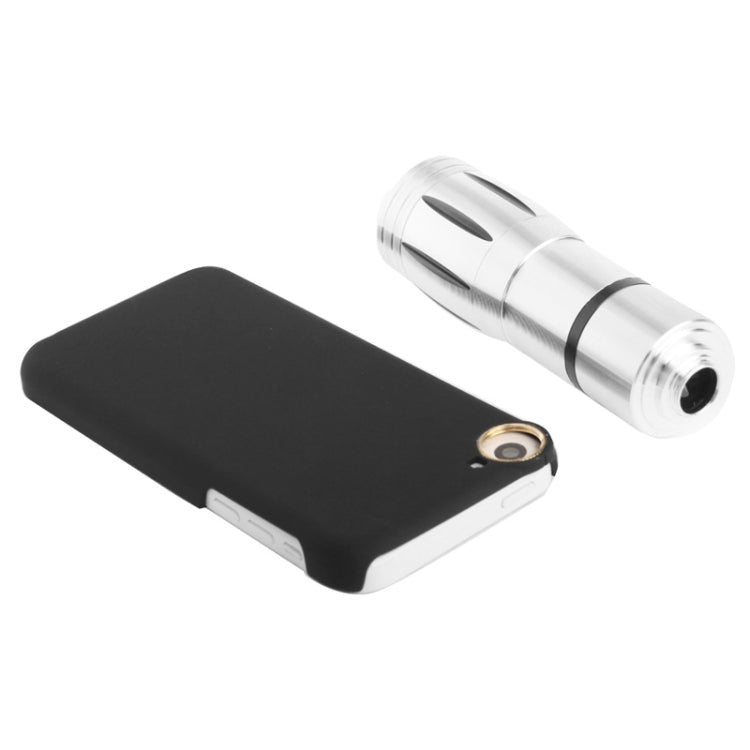 12X Optical Zoom Mobile Phone Telescope Lens with Plastic Case & Tripod for iPhone 5C (Minimum Focus Distance: 3m)