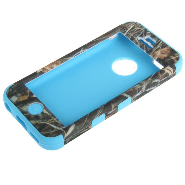 Reeds Pattern Plastic + Silicon Combination Case for iPhone 5C
