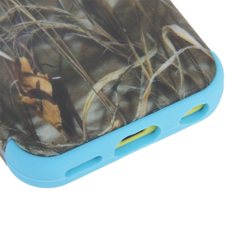 Reeds Pattern Plastic + Silicon Combination Case for iPhone 5C