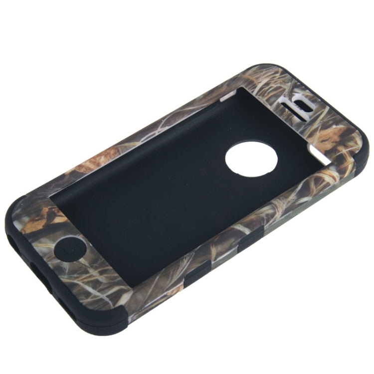Reeds Pattern Plastic + Silicon Combination Case for iPhone 5C
