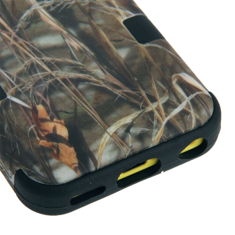 Reeds Pattern Plastic + Silicon Combination Case for iPhone 5C