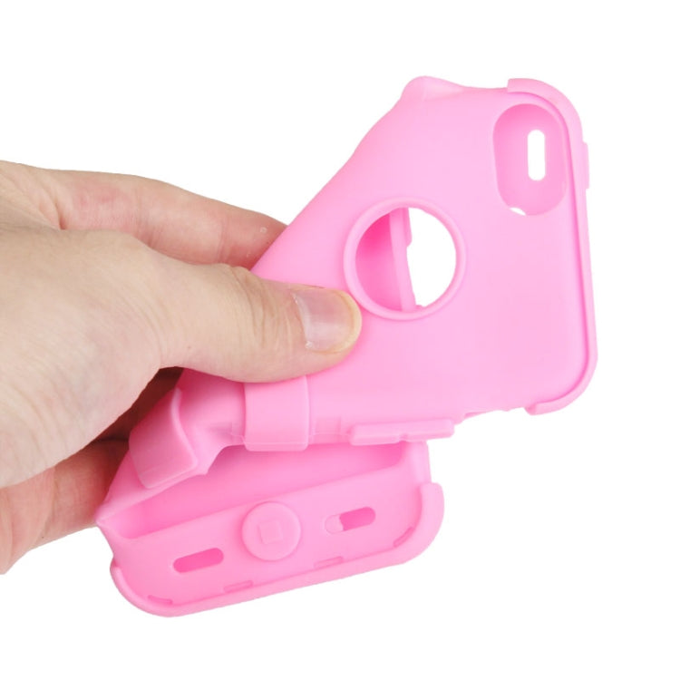 Reeds Pattern Plastic + Silicon Combination Case for iPhone 5C