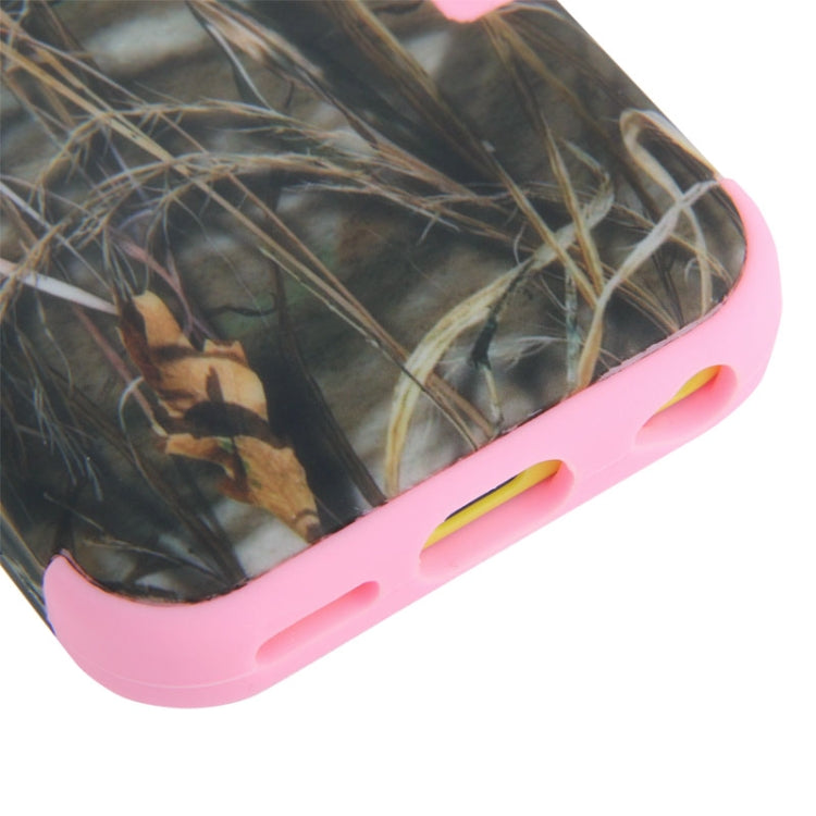 Reeds Pattern Plastic + Silicon Combination Case for iPhone 5C