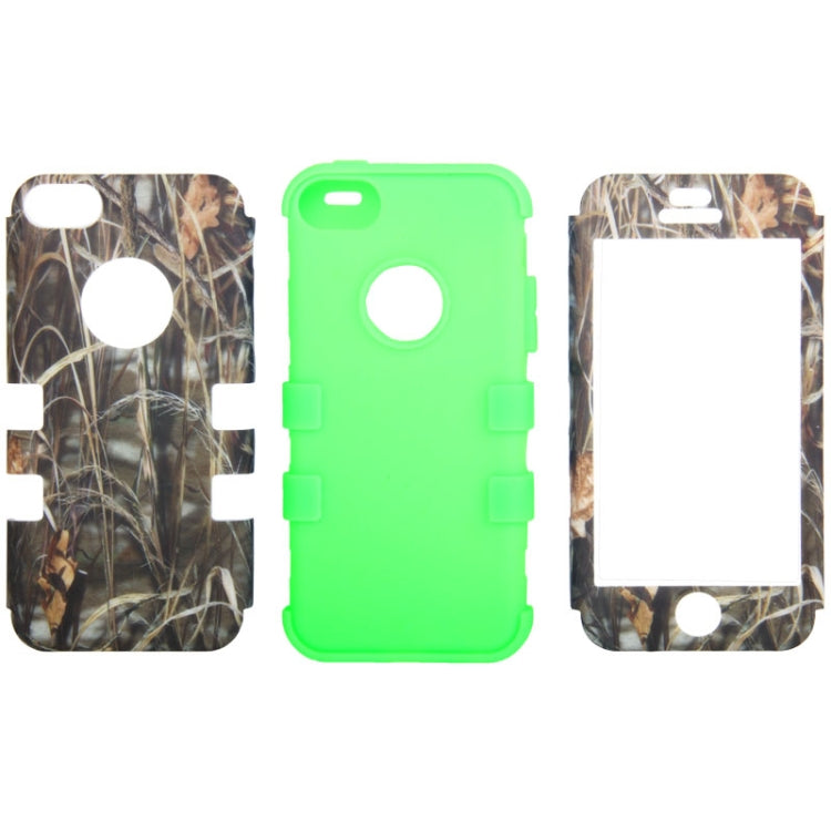 Reeds Pattern Plastic + Silicon Combination Case for iPhone 5C