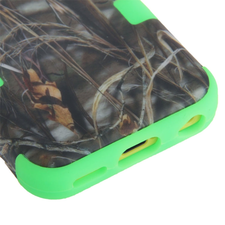 Reeds Pattern Plastic + Silicon Combination Case for iPhone 5C