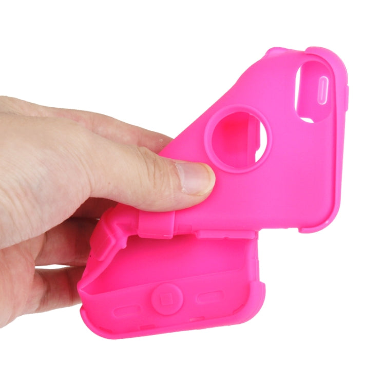 Reeds Pattern Plastic + Silicon Combination Case for iPhone 5C