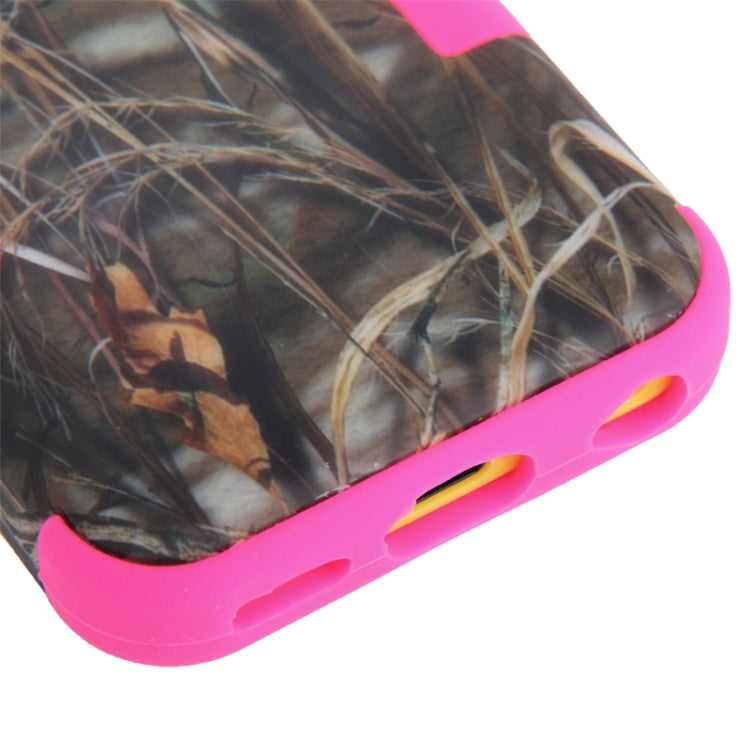 Reeds Pattern Plastic + Silicon Combination Case for iPhone 5C