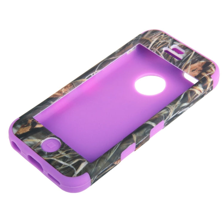 Reeds Pattern Plastic + Silicon Combination Case for iPhone 5C