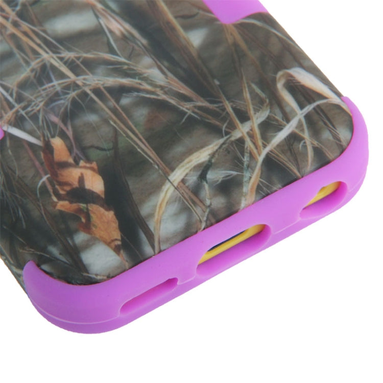 Reeds Pattern Plastic + Silicon Combination Case for iPhone 5C