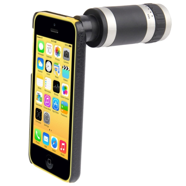 F18mm 8X Optical Zoom Mobile Phone Telescope Lens with Plastic Case for iPhone 5C