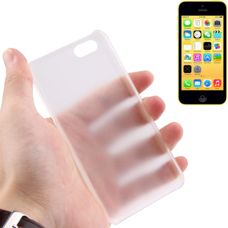 0.5mm Ultra Thin Scrub Plastic Case for iPhone 5C