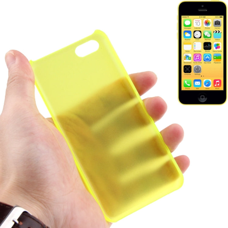 0.5mm Ultra Thin Scrub Plastic Case for iPhone 5C