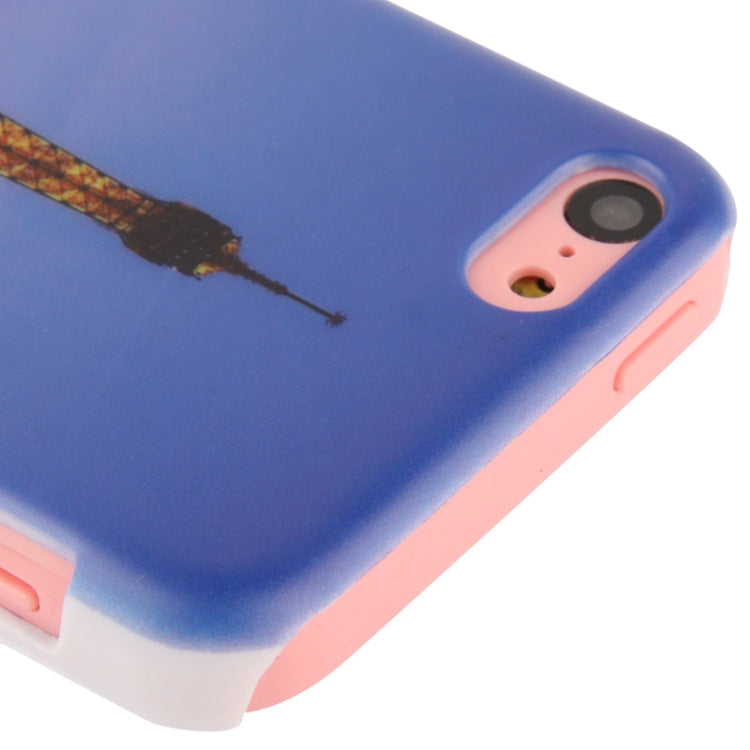 Eiffel Tower Pattern Plastic Case for iPhone 5C