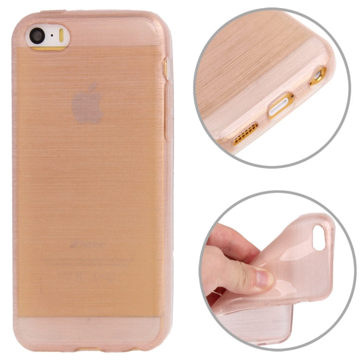 Brushed Texture TPU Protective Case for iPhone 5C